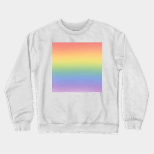 Rainbow Gradient Crewneck Sweatshirt by JustGottaDraw